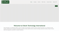 Desktop Screenshot of chawktechnology.com
